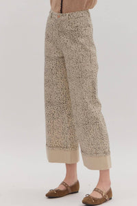 Entro - Cuffed Ankle Length Pants