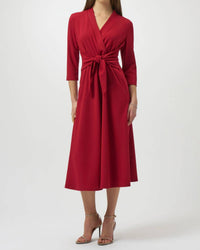 Joseph Ribkoff - Scuba Crepe Fit And Flare Midi Dress
