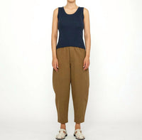 7115 By Szeki - Linen Scoop Neck Knit Tank Top