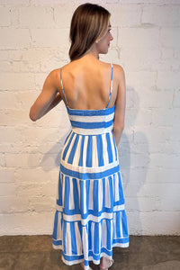 Olivaceous - Lina Stripe Maxi Dress