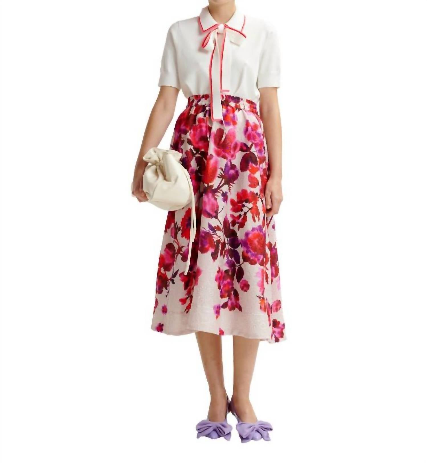 Essentiel Antwerp - Wide A Line Midi Skirt