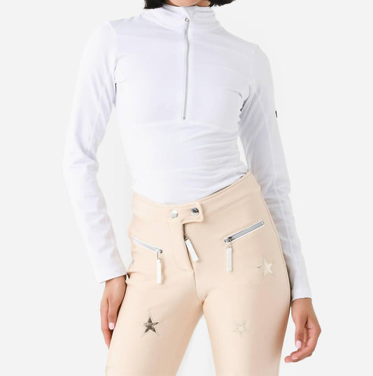 Jet Set - Ginger Half-Zip Base Layer Top