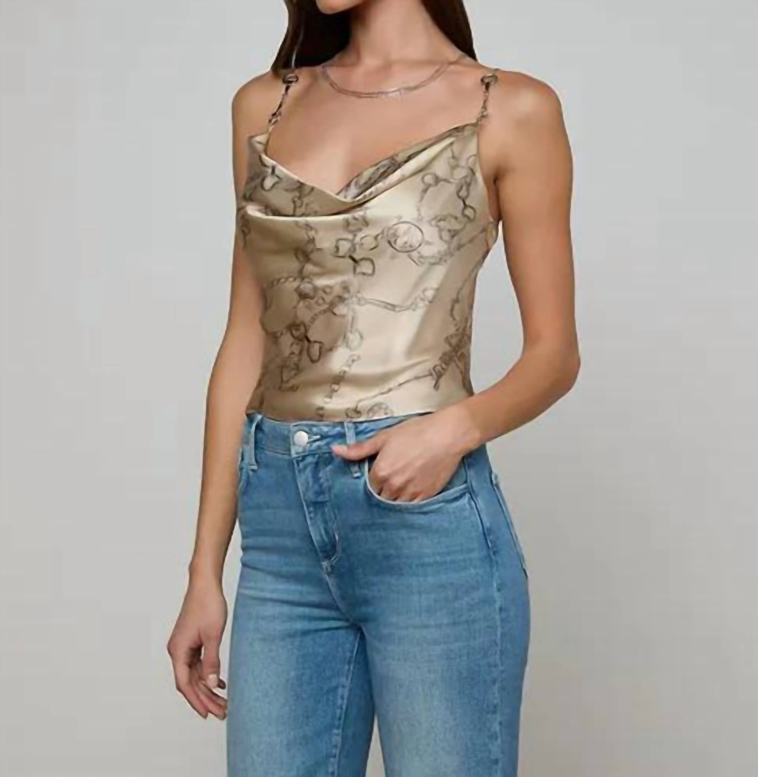 L'Agence - Calista Silk Camisole