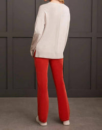 Tribal - Long Sleeve V-neck Sweater