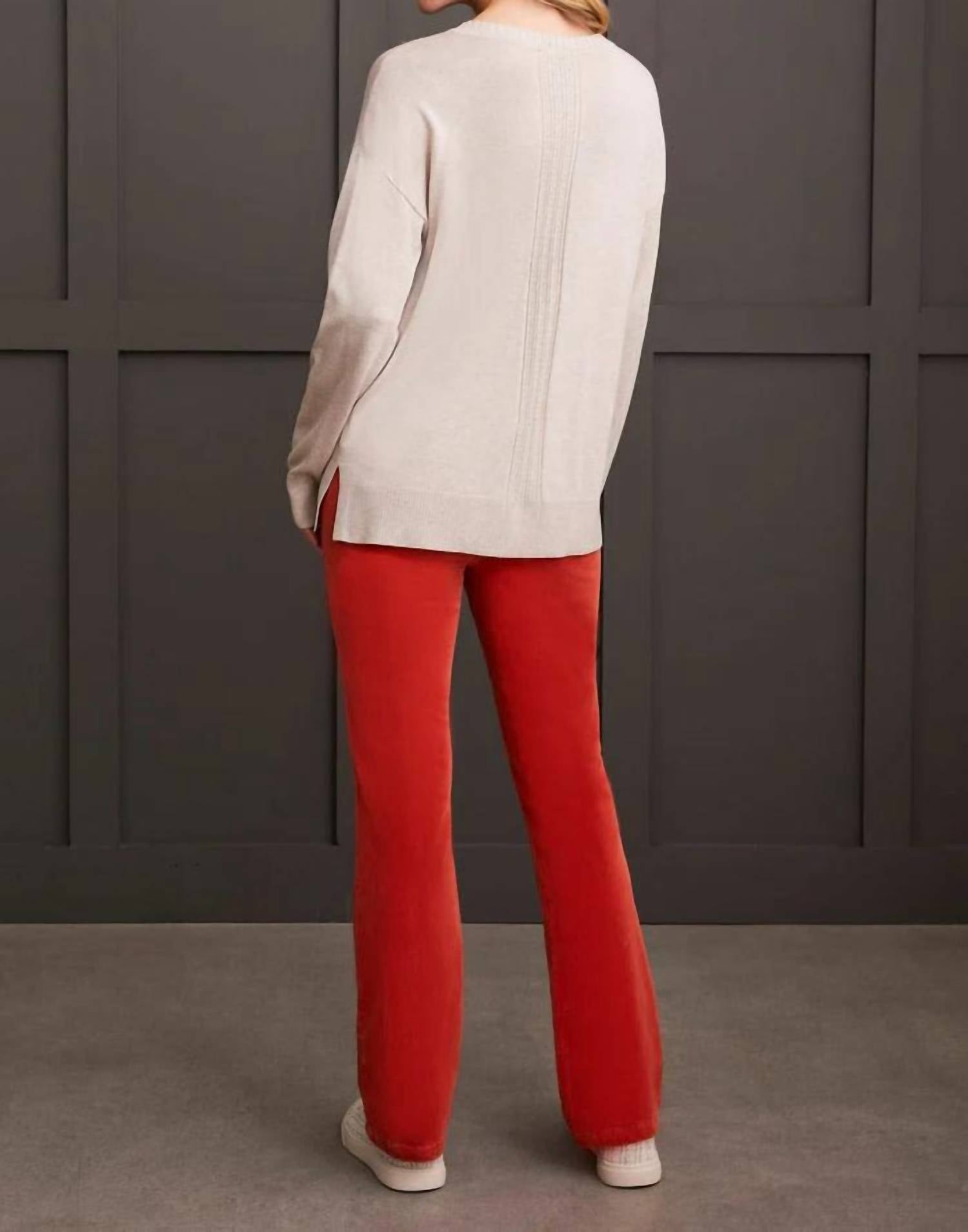 Tribal - Long Sleeve V-neck Sweater