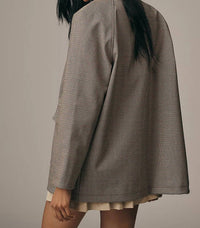 Rd Style - Patterned Corduroy Collar Jacket