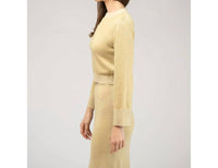 Beau & Ro - Shimmer Crewneck Top