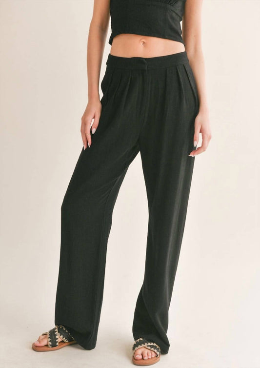Sage The Label - At Ease Pleated Trouser