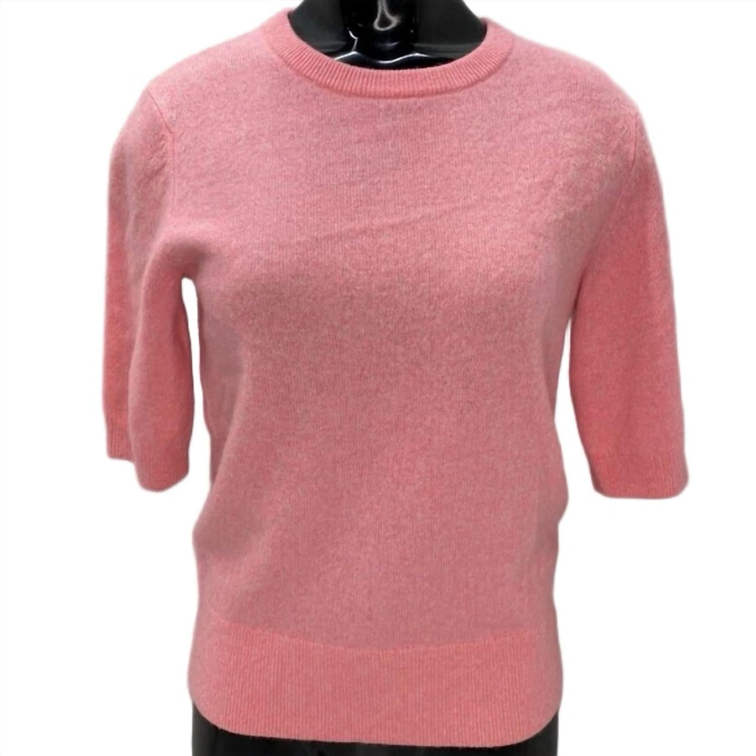 White + Warren - Women's Cashmere Short Sleeve Pullover Sweater Tee