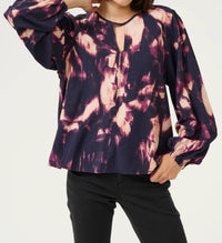 Kaffe - Kadunora Cutout Neck Casual Fit Blouse
