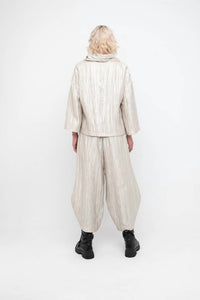 Ozai N Ku - Artistic Button Front Blouse Jacket
