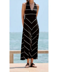 Sita Murt - Striped circular midi dress