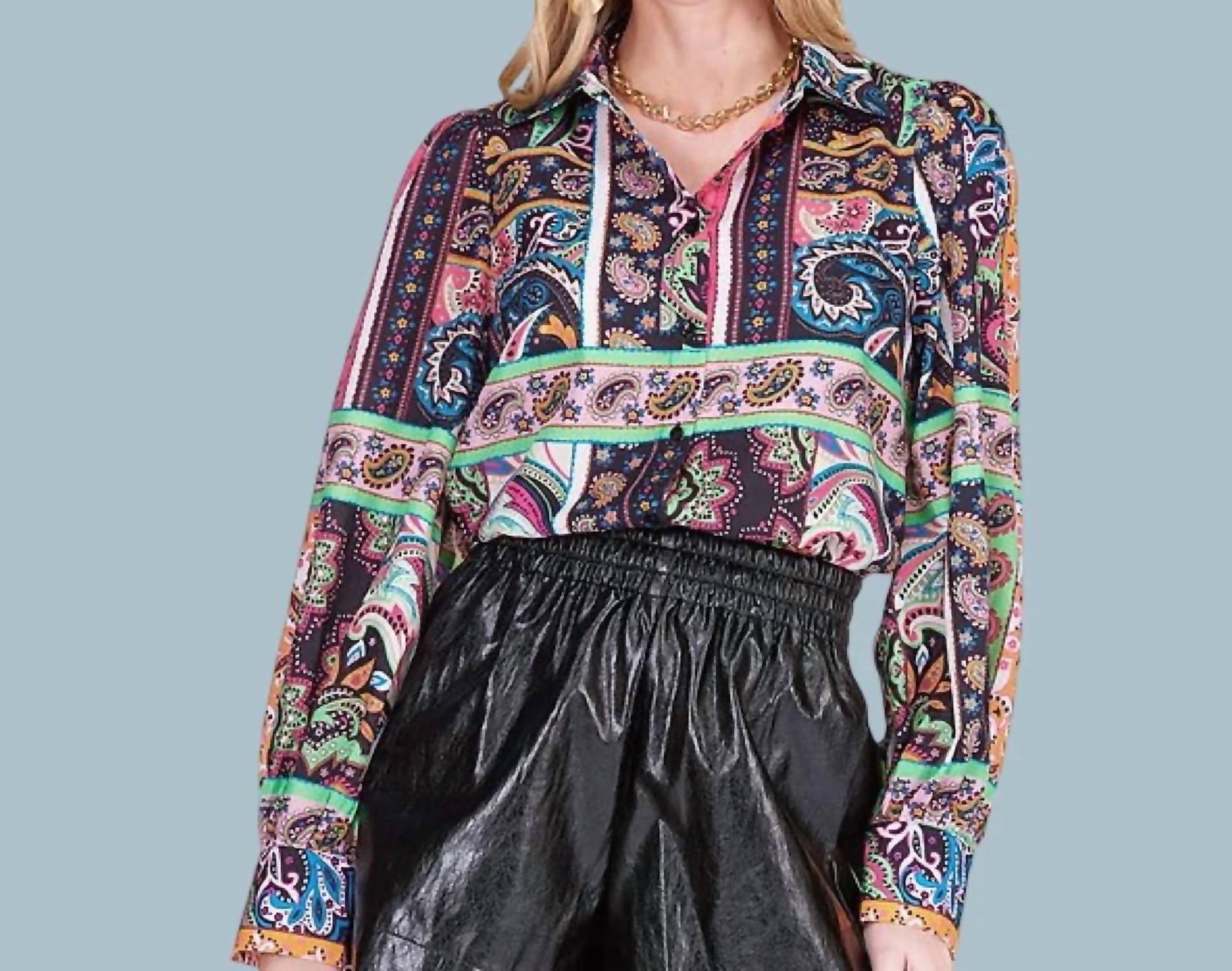 Joy Joy - Eternal Paisley Blouse