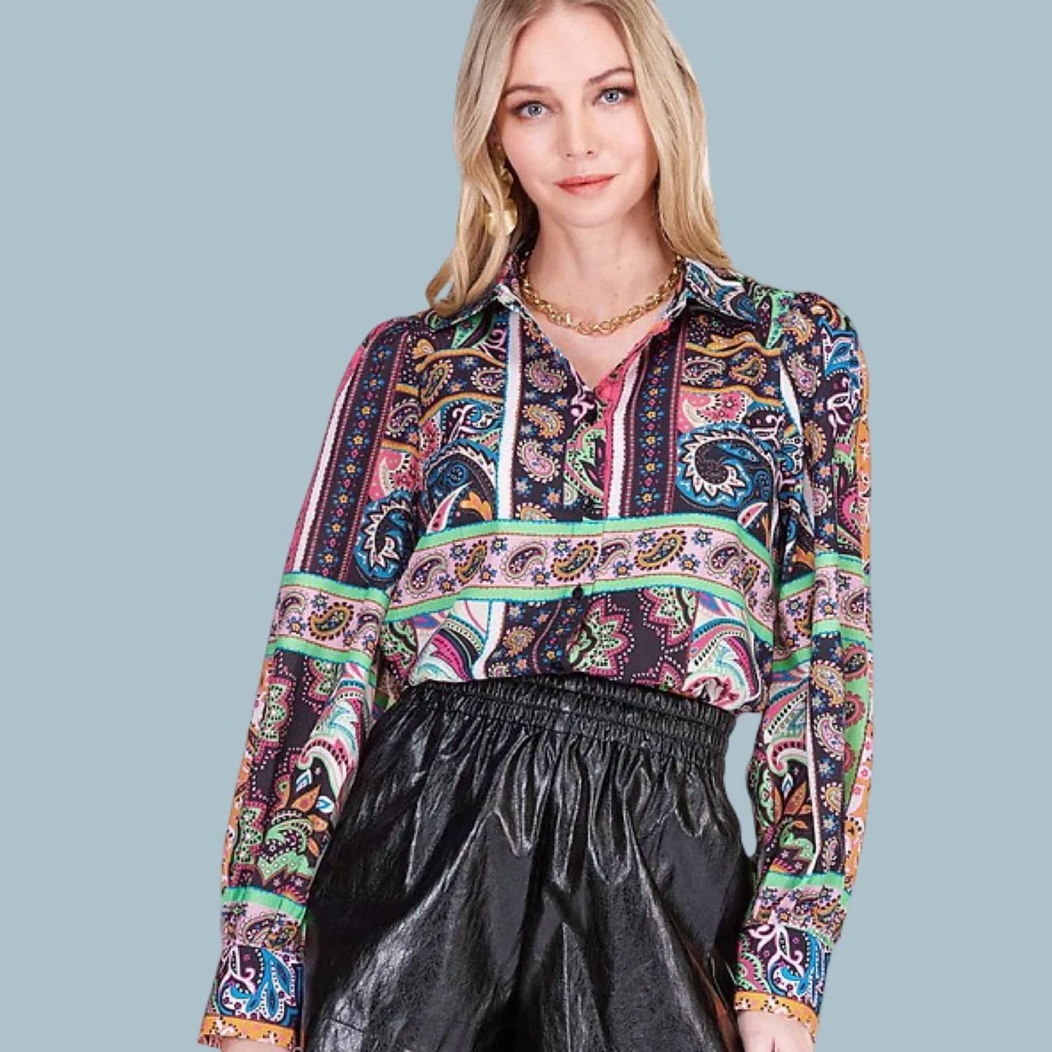 Joy Joy - Eternal Paisley Blouse