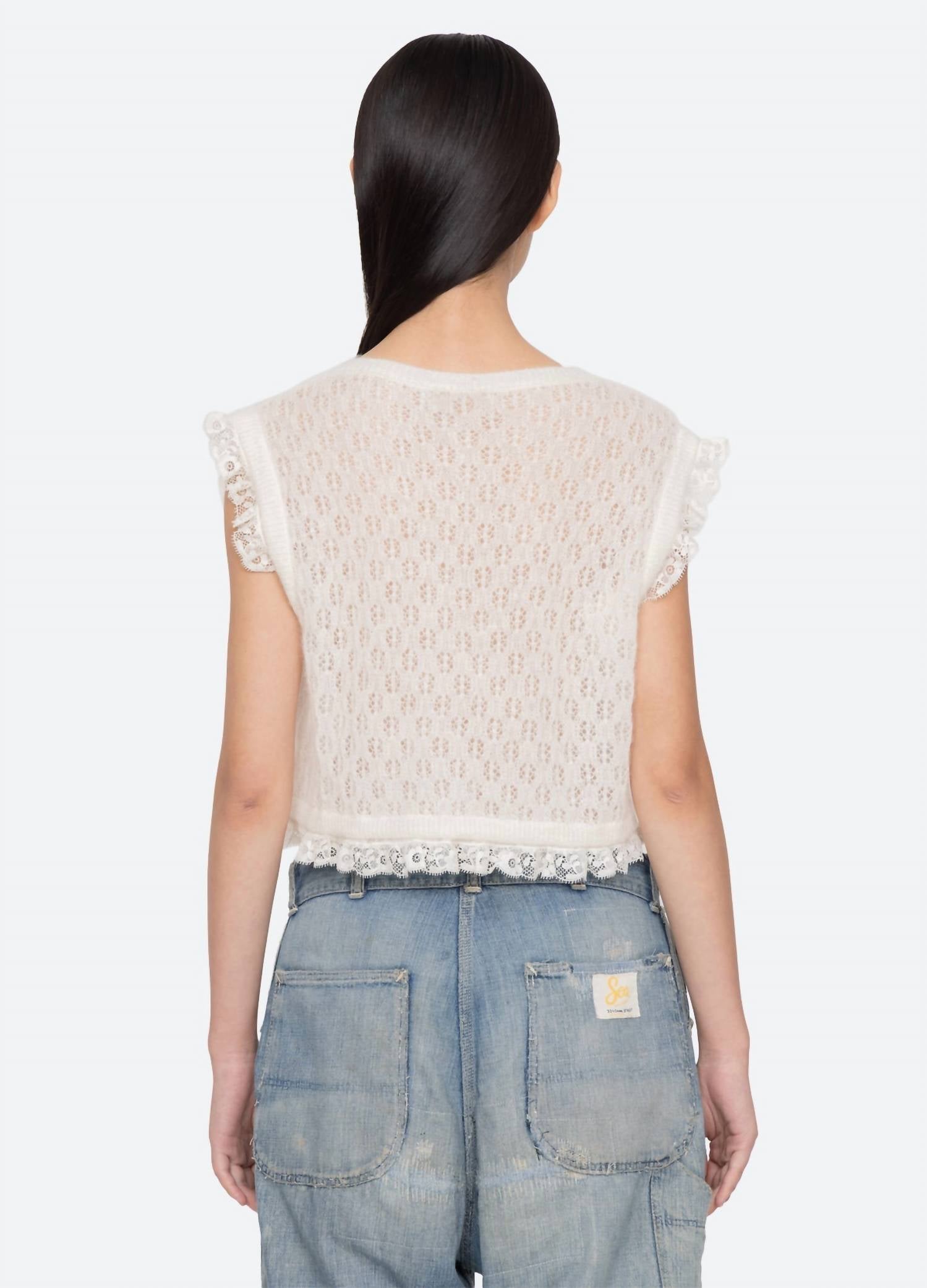 Sea - Teagan Knit Combo Vest Top