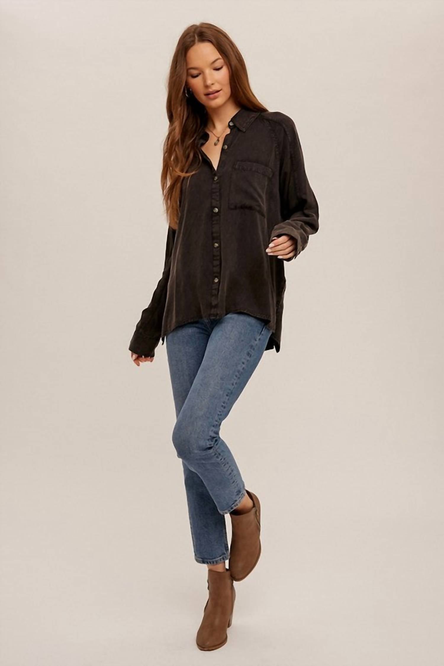 Hem & Thread - Mineral Washed Button Down