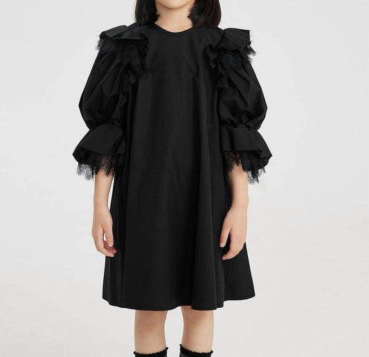 Kids Aline Puff Sleeve Dress