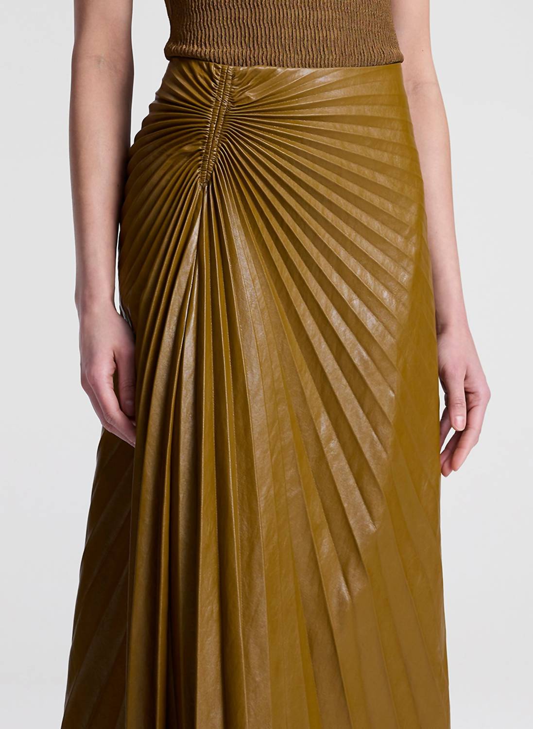 A.L.C. - Tracy Vegan Leather Maxi Skirt