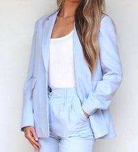 WithBlack Cindal Blazer in light blue - women's jacket