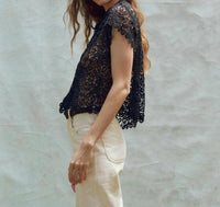 The Great. - Lattice Top With Cami
