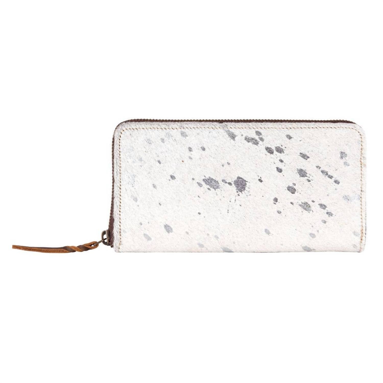 Sixtease Bags Women's Silver Wallet in brown white - women's bag