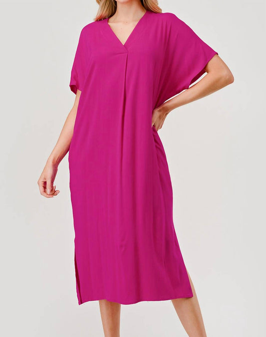 Pixi + Ivy - Aria V-neck Midi Dress