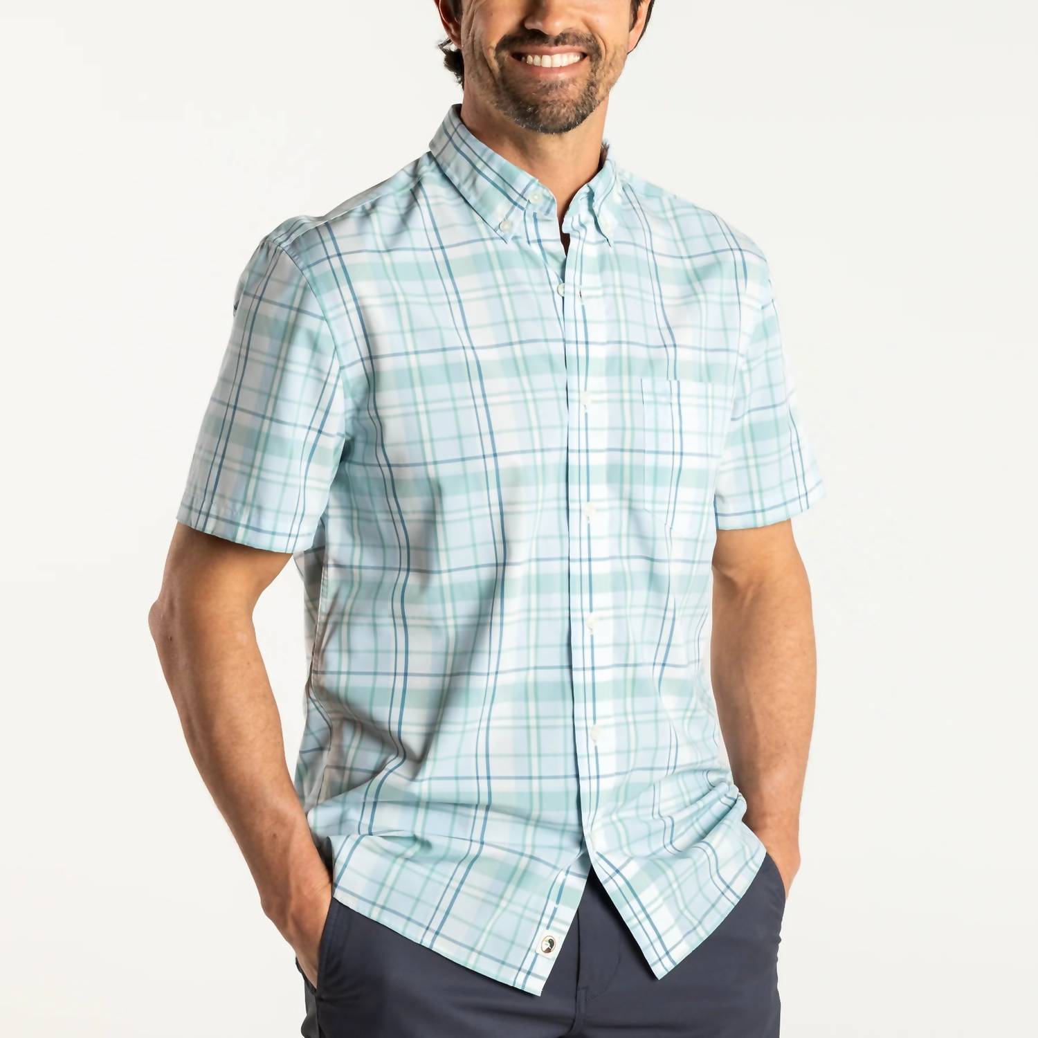 Duck Head - Performance Poplin Sport Short Sleeve Shirt