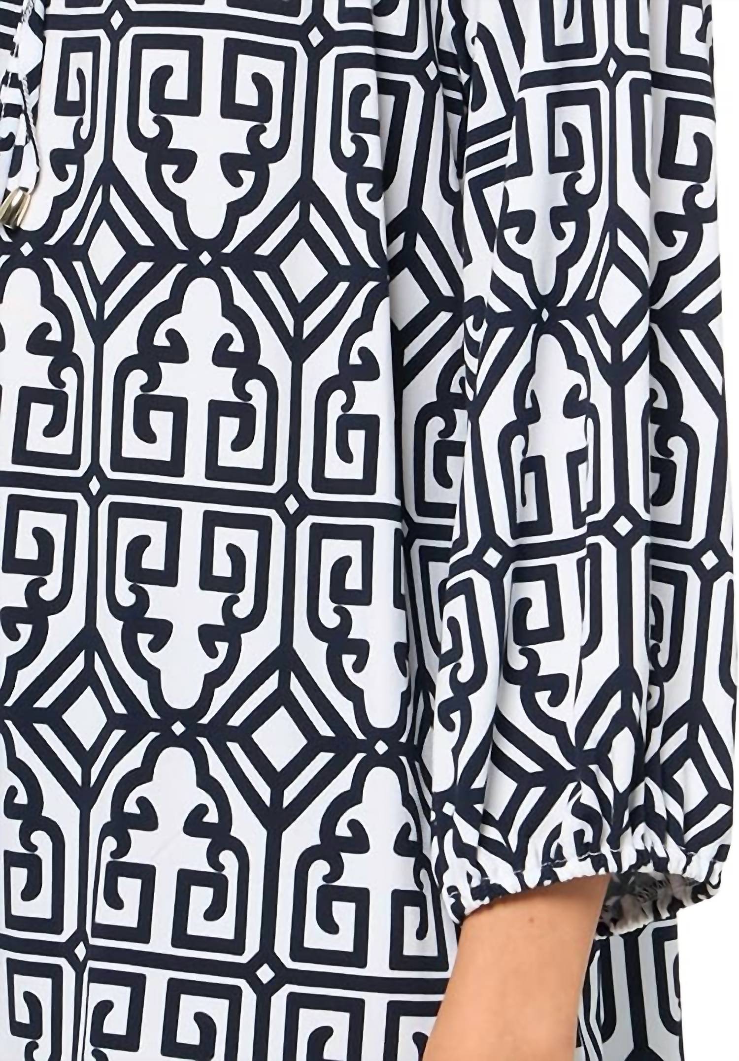 Multiples - Raglan 3/4 Sleeves Peasant Top