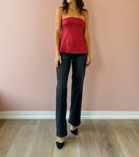 Sadie & Sage - Romy Satin Tube Top