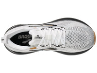 BROOKS Men's Glycerin Gts 22 Running Shoes in white grey black 3 - men's shoe - view 4