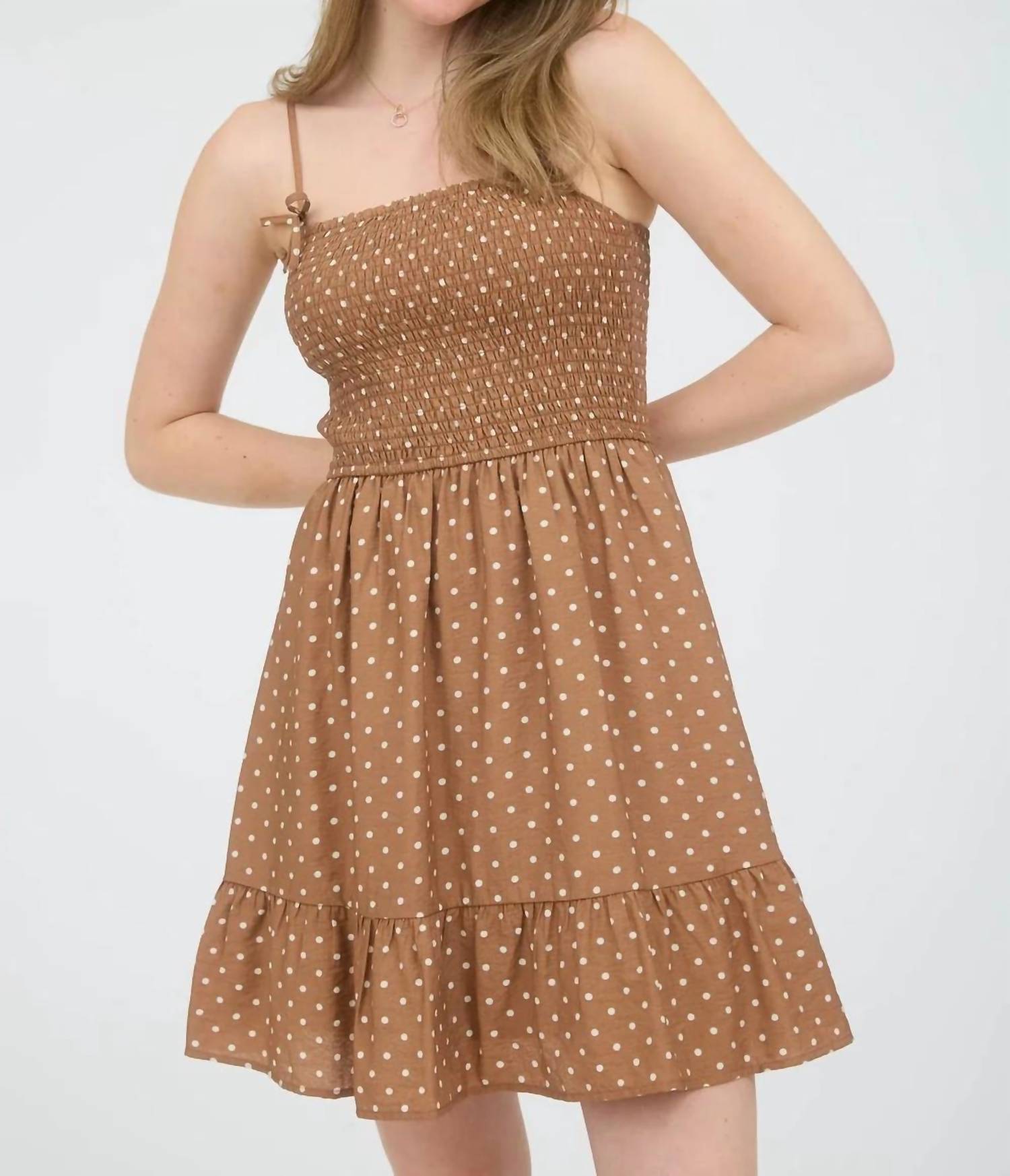 Blu Pepper - Polka Dot Mini Dress