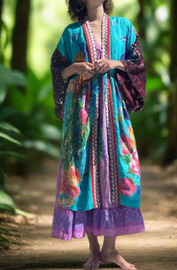 Aratta - Majestic Peacock Kimono
