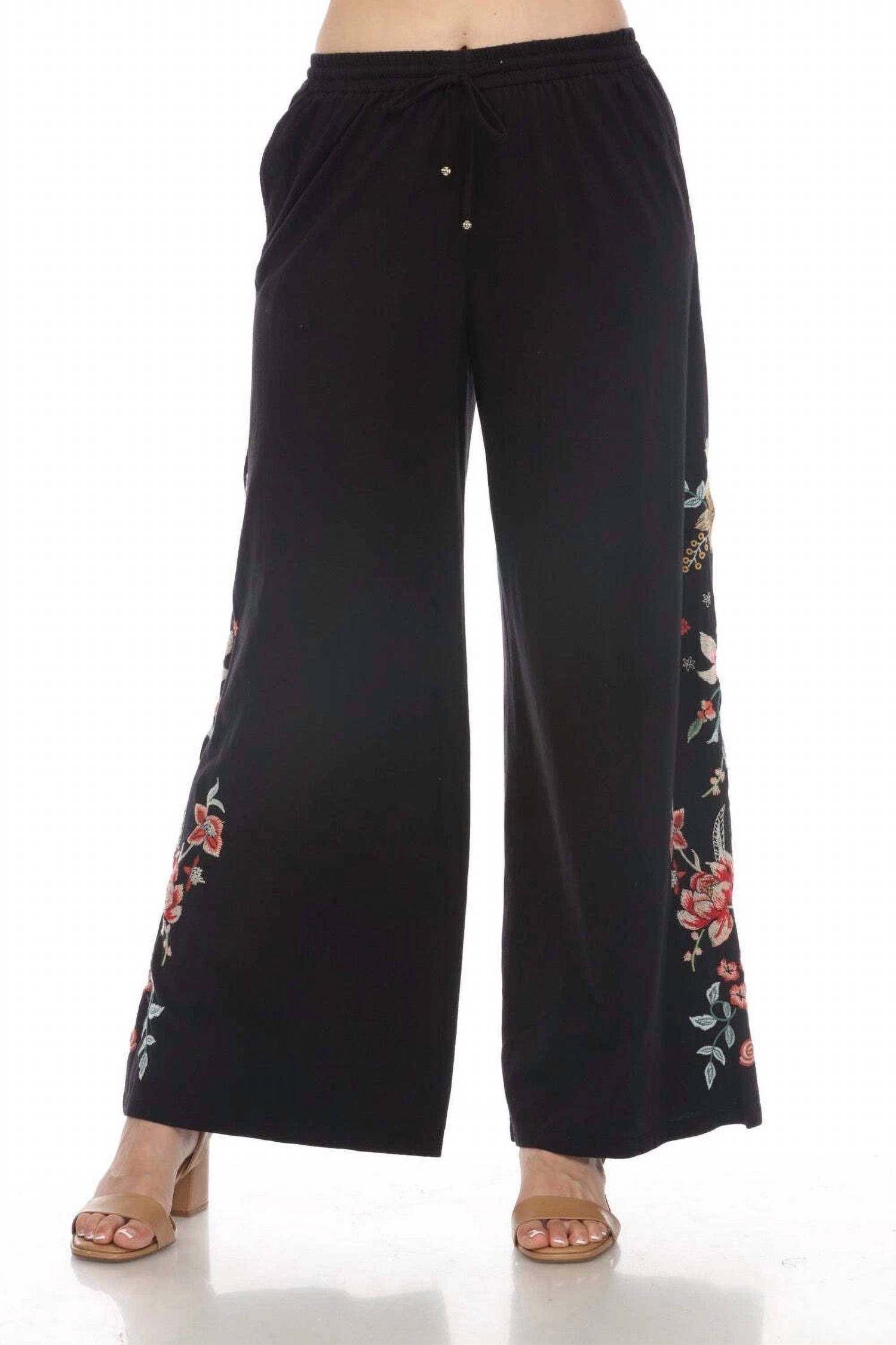 Johnny Was - Women's Anderan Wide Leg Knit Pant