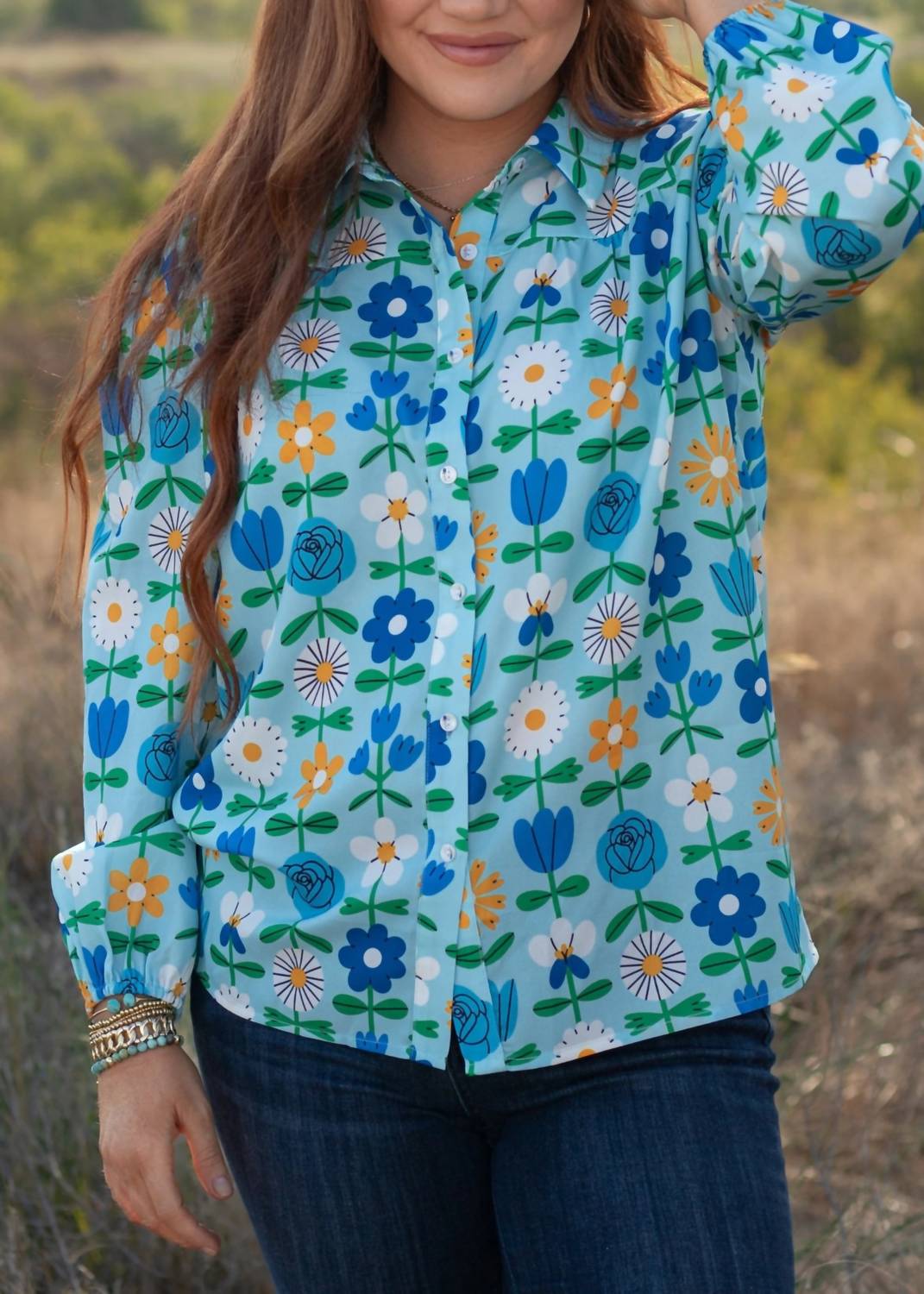 Layerz Clothing - Kate Floral Long Sleeve Top