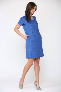 Joh Audrey V-Neck Dress with Pockets in navy - women's dress - alternate view