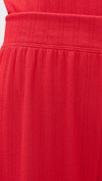 Z Supply Luxe Pointelle Pants in festive red 1 - women's pants - view 5