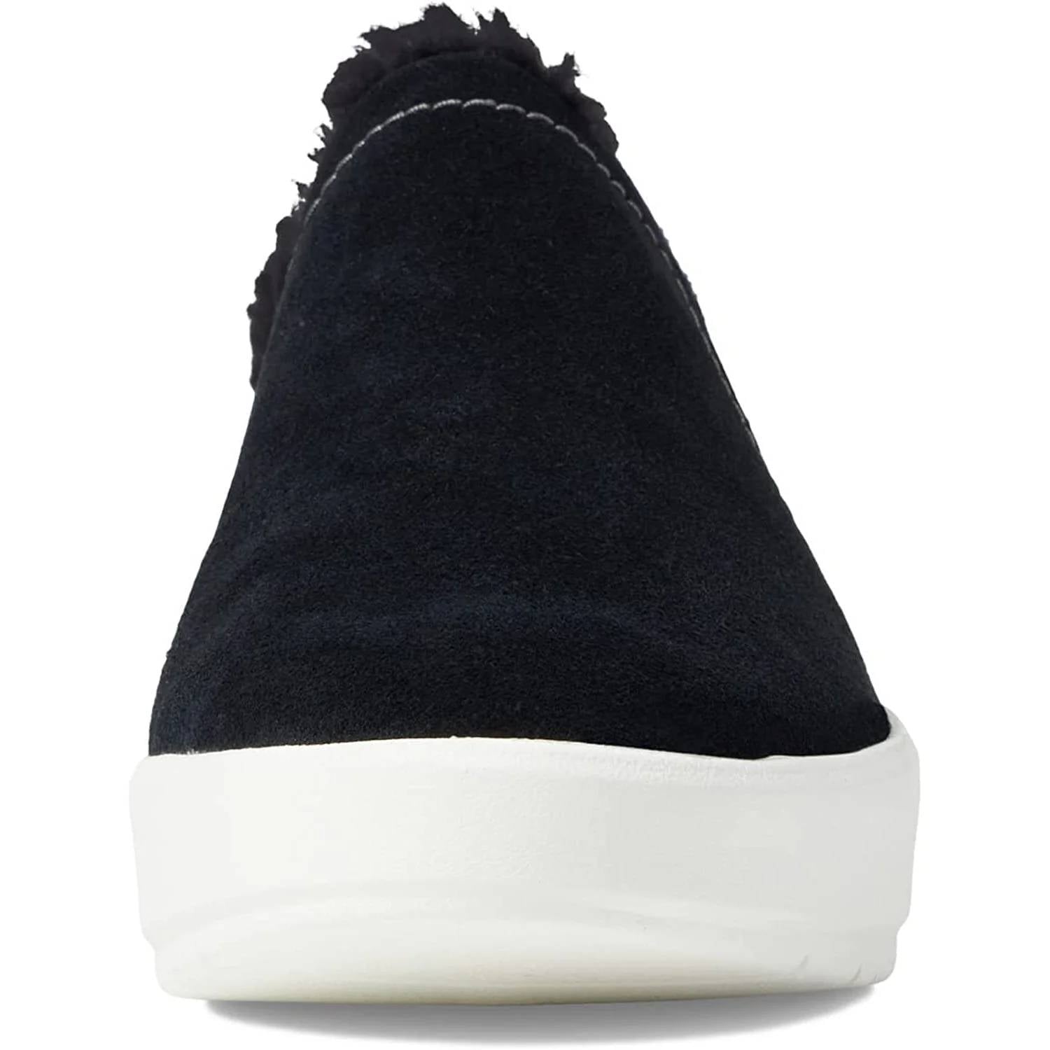 Clarks Women's Layton Gem Slip-on Shoe in black suede - women's flats - view 4