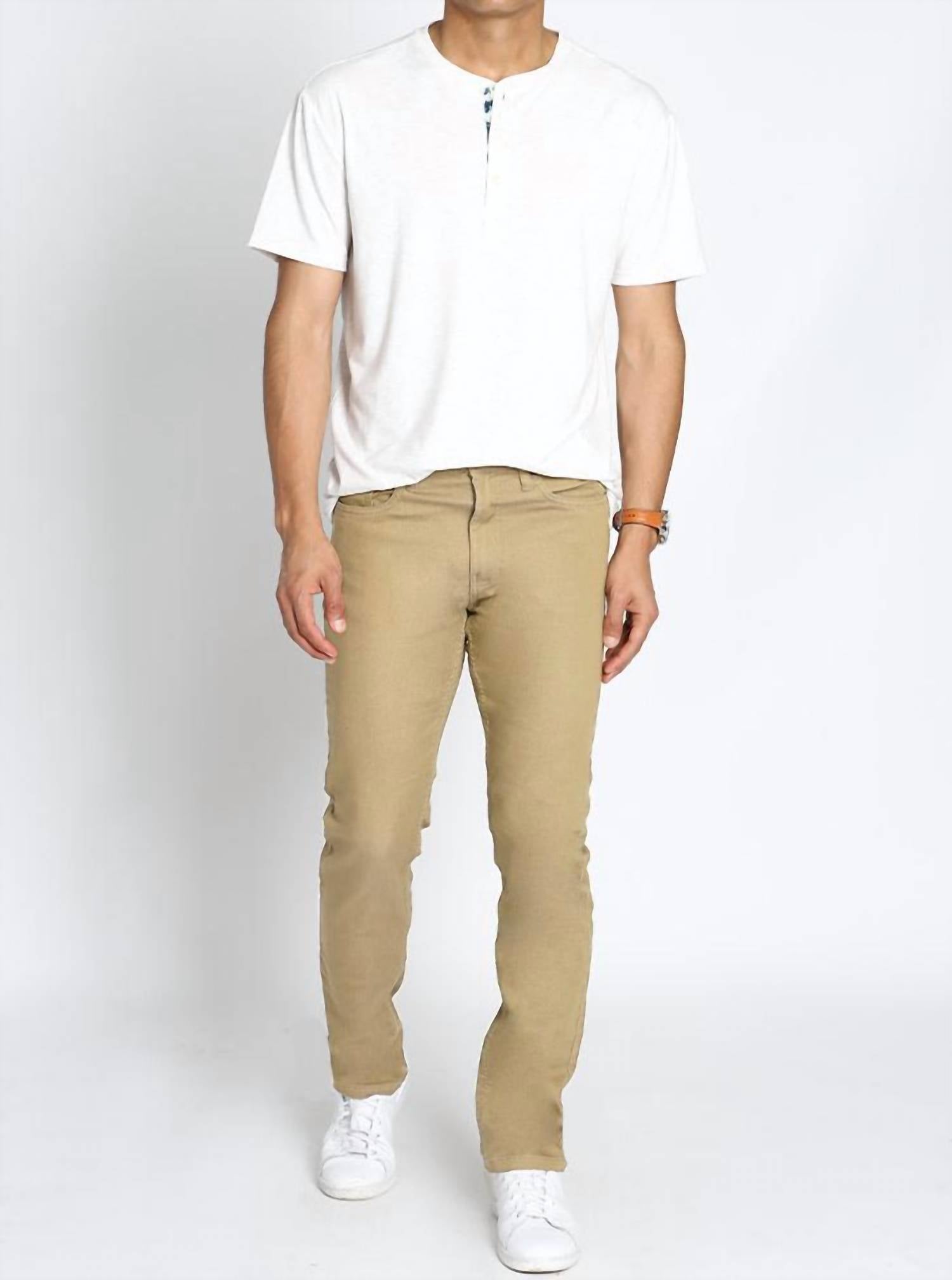 Jachs New York - Straight Fit Stretch Sateen 5 Pocket Pants