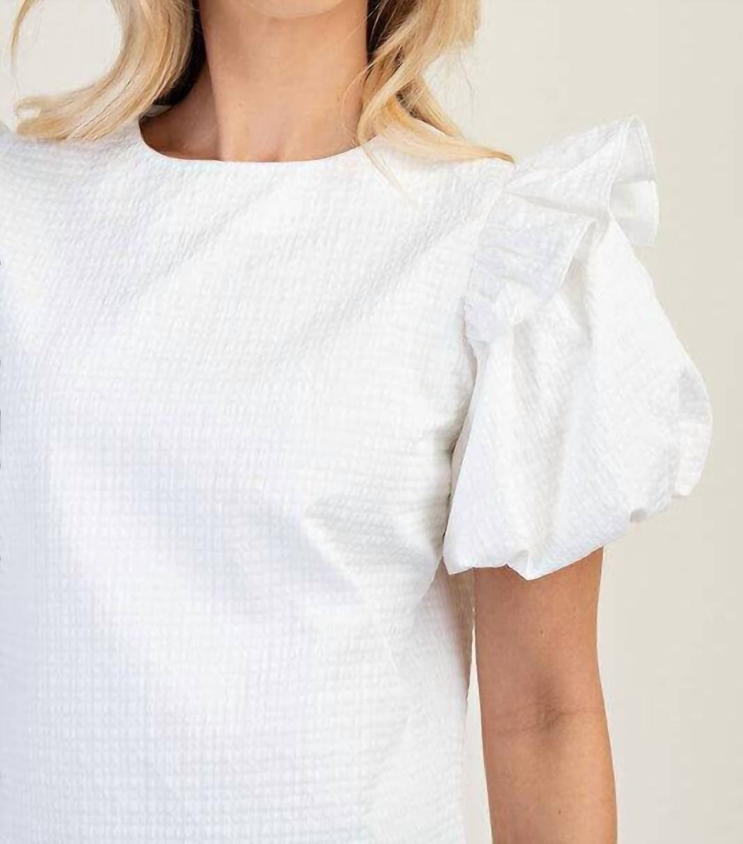 Glam - Holly Textured Top