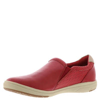 EARTH Women's Elsie Leather Slip On in red - women's sneaker - view 4