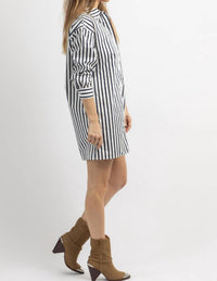 Lalavon - Mya Striped Mini Dress