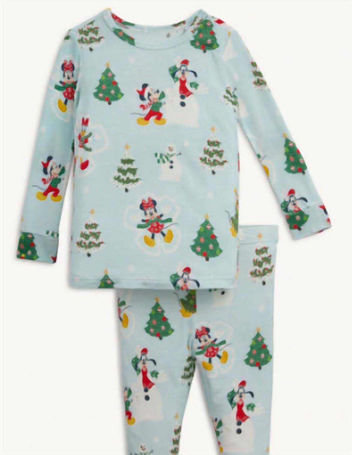 Magnetic Me - Boy's Disney Mickey's Snow Excited Modal Magnetic Pajama Set