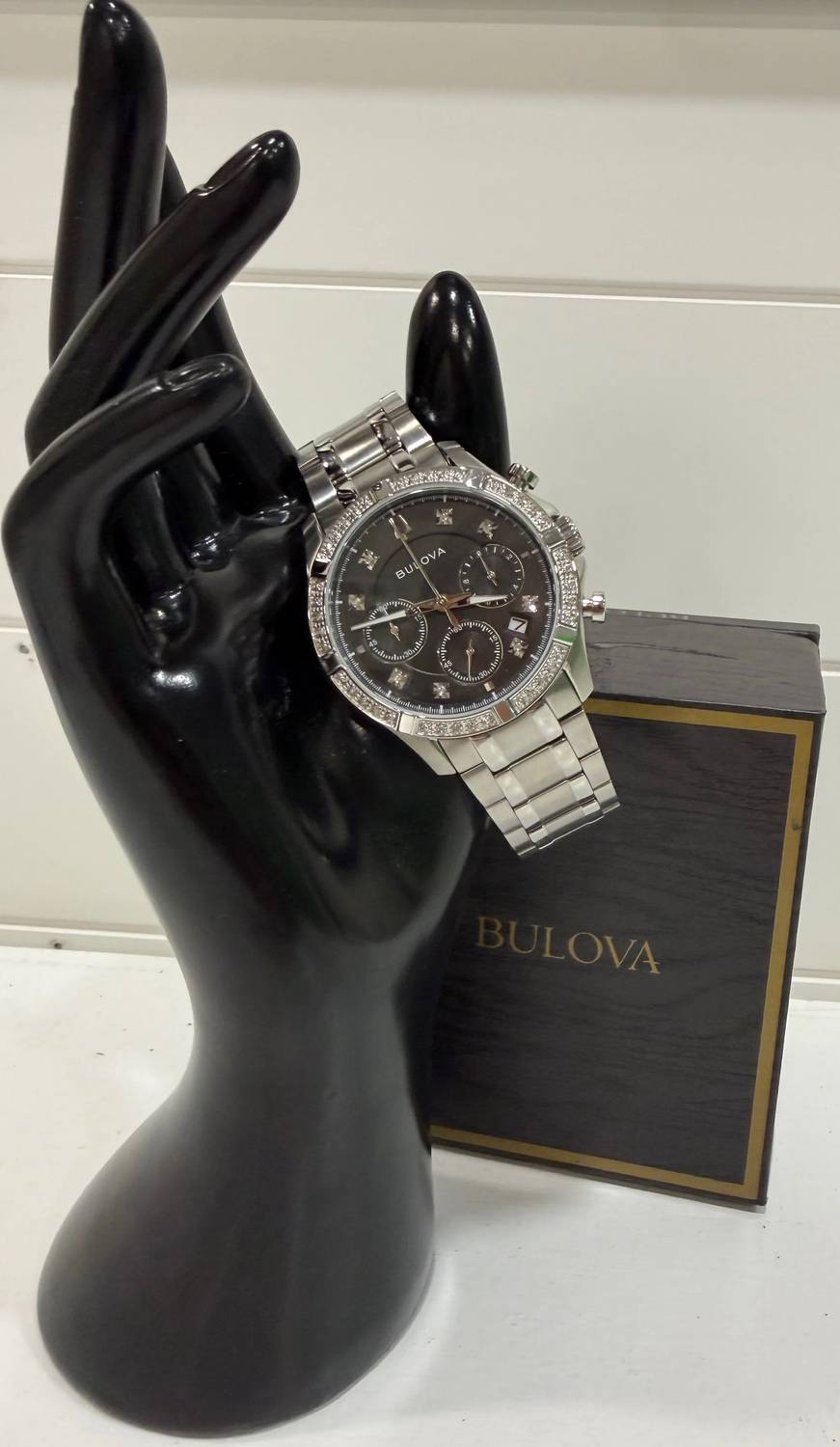 Bulova - Men's Chronograph Classic Diamond Watch - 44mm