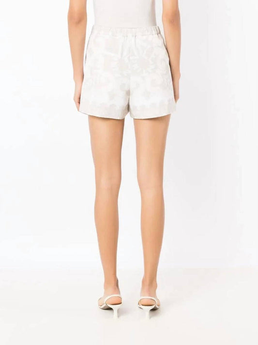 Valentino - Geometric Print Drawstring Shorts