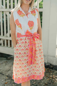VICTORIA DUNN Folly Mini Dress in bright marigold - women's dress