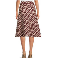 Lucy Paris - Katalina Geometric Knit Midi Skirt