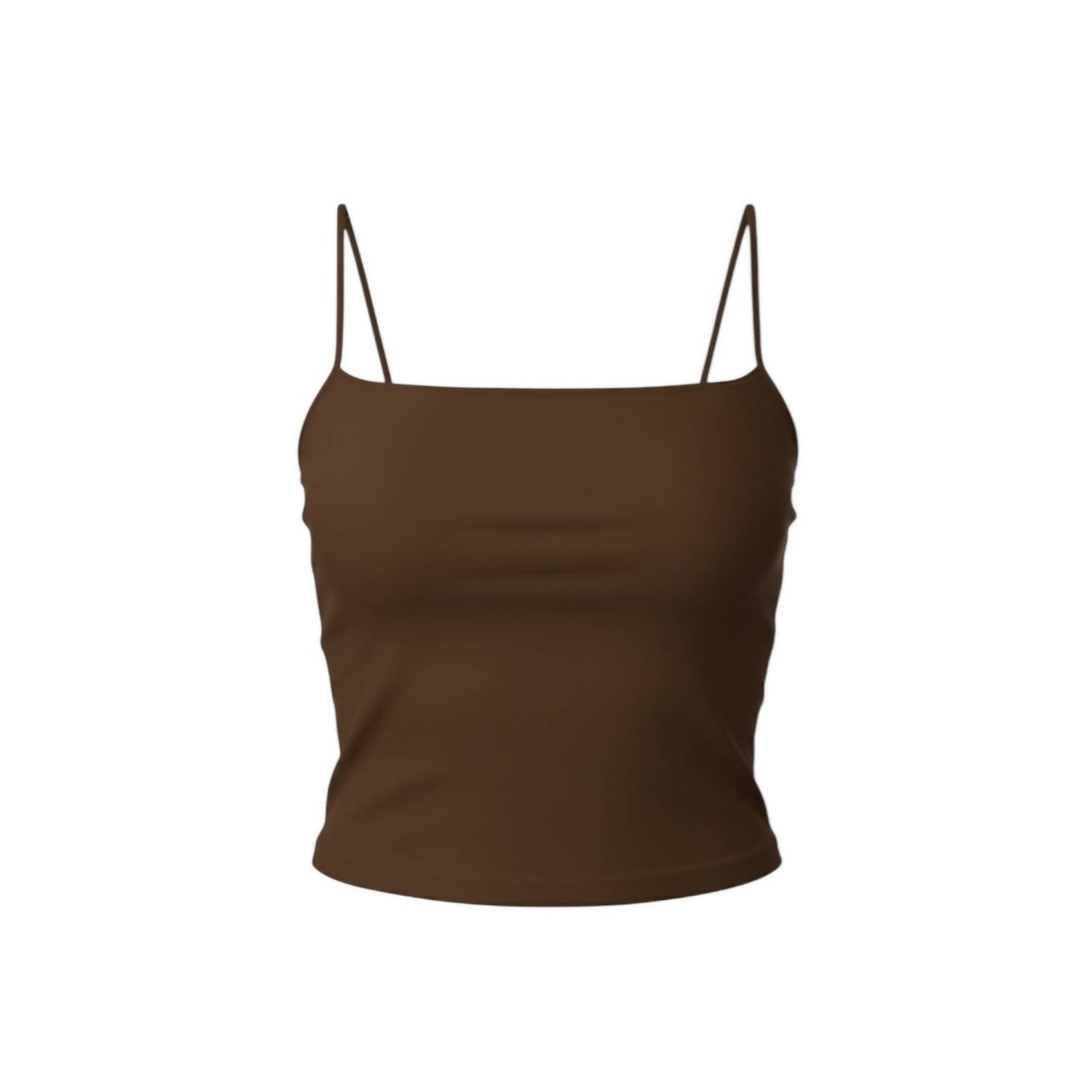 Ambar - Women's Square Neck Slim Fit Cami Top