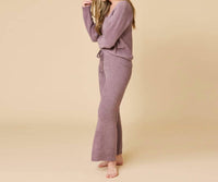 Softies - Solid Marshmallow V-neck Lounge Set