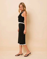 Solid & Striped - Diana Wavy Rib Sleeveless Top