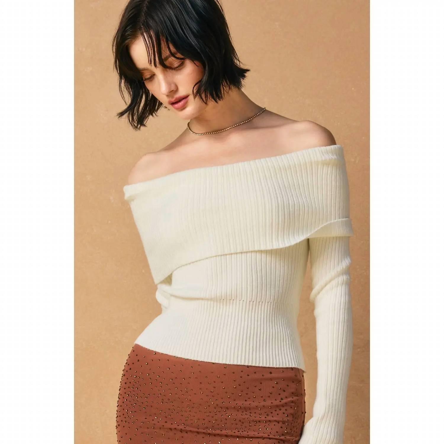 Dress Forum - Off Shoulder Sweater